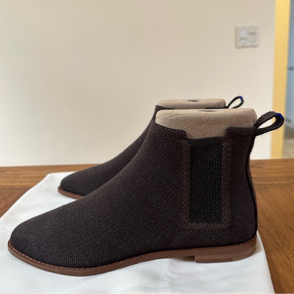 Rothy’s Brown Sugar Merino Ankle Boot